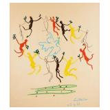 PABLO PICASSO, Litho, La Ronde de la Jeunese