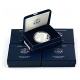 (5) U.S. Mint Proof Silver American Eagles