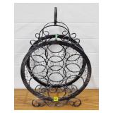 Wrought Iron Wine Rack