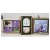 Ingraham Ducks Electric Wall Clock, Wildlife Pics