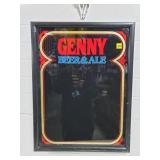 Genny Beer & Ale Menu Sign in Frame