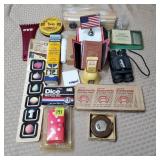 Fuzzy Dice, Advertising, Collectibles, Vtg Tins