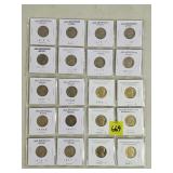 Lot of (20) Brilliant Unc. & Old Jefferson Nickels