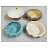 (4) Grouping of 4 Royal Haeger Planters & Bowls