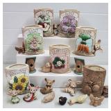 Ceramic Garden Seed Planters, Ceramic Mice