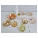 Lot of Assorted Carnival, Pink Depression & Milk