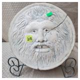 Vintage Mouth of Truth Sall Sculpture by Domenico