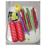 Mixed Lot of Decorative Candles, Tapers, Angel