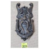 Cast Iron Greenman (Brown Painted) Doorknocker