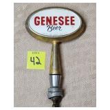Vintage Genesee Beer Tap, 5 3/4" H