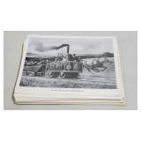 Lot of Vintage Railroad Prints