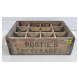 Vintage Posties Beverages Wood Crate
