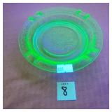 1932-1935 Hazel Atlas Uranium Florentine 2 Ashtray