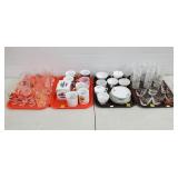 Large Lot of Assorted Glassware, Mugs, Dishware