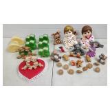 Lot of Assorted Painted Ceramic Figurines