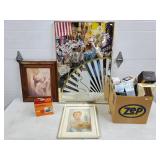 Norman Rockwell Mugs, VW Beetle Toy, Pictures,