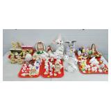 Large Lot of Assorted Ceramic Easter Decorations