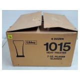 Box of Libbey 7 Oz Pilsner Glasses