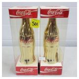 2 Limited Edition Coca Cola Commemorative Bottles