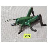 Cast Iron Grasshopper Figurine