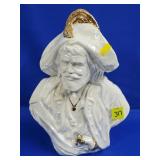 Vtg Holland Mold Pirate/Sea Captain Bust