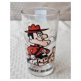 1970s Pepsi Collector Series Dudley Do-Right Glass