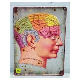 A Picture of Good Health Embossed Metal Sign