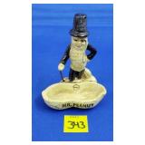 4" H Cast Iron Mr. Peanut Trinket Holder