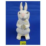 6.25" H Cast Iron Bunny Figure