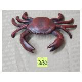 Cast Iron Crab Figurine