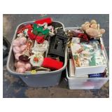 Grouping of Assorted Christmas Decorations, Glass