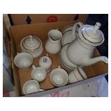 Thurn Czechoslovkia Tea Set, Assorted Cups &
