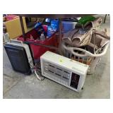 Electric Heaters, Assorted Household Items