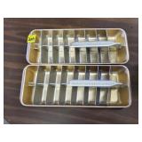 Lot of 2 Vtg General Electric Redi-Cube Ice Trays