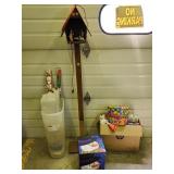 Wood Nativity Decoration Stand, Wrapping Paper