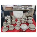 Elegance II Bavarian Brown Stoneware Dishware Lot