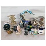 Lot of Assorted Dolphin Statues & Figures