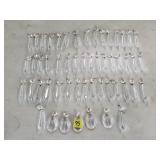 Lot of Assorted Crystal Teardrops & Prisms