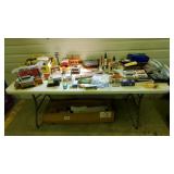 Lot of Assorted HO Buildings, Tracks, Transformers