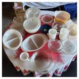Large Lot of Pyrex, Fireking, Glass Bakeware