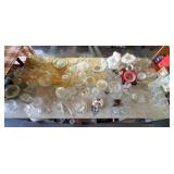 Large Lot of Assorted Clear Glassware