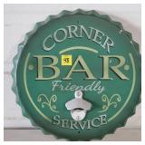 Corner Bar Friendly Service Bottle Cap Opener