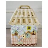 10 1/2" H Gibson Birdhouse Cookie Jar