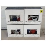 Lot of 4 Boxes of 10 Crystal Star Lights