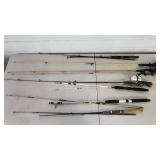 Large Lot of Assorted Fishing Poles