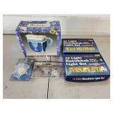 Lot of Hanukkah Light Sets, Cookie Cutters,