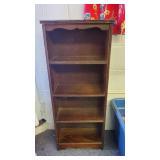 Vintage Wood Bookshelf