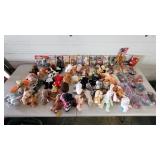 Large Lot of Assorted Ty Bears & Animals