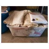 Large Lot of Table Cloths, Linens, Doilies, etc
