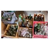 Large Lot of Assorted Vintage Bottles